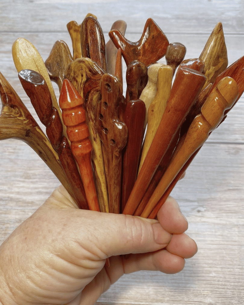 Hand Crafted Shawl Pins | Western Australian Hardwood