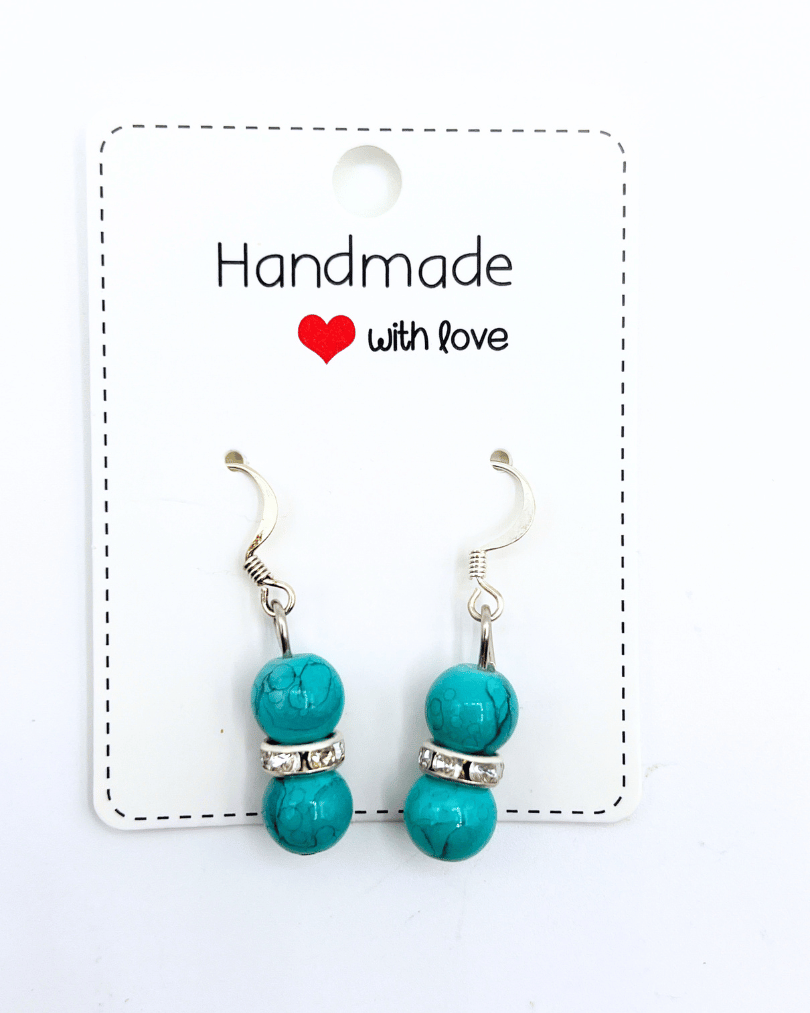 Stone Yarn Skein Silver Earrings | Various