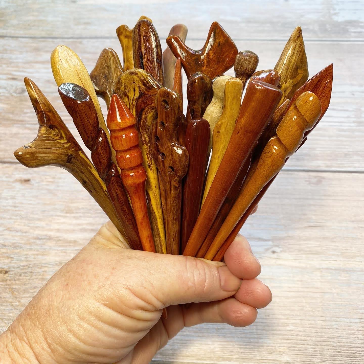 Hand Crafted Shawl Pins | Western Australian Hardwood