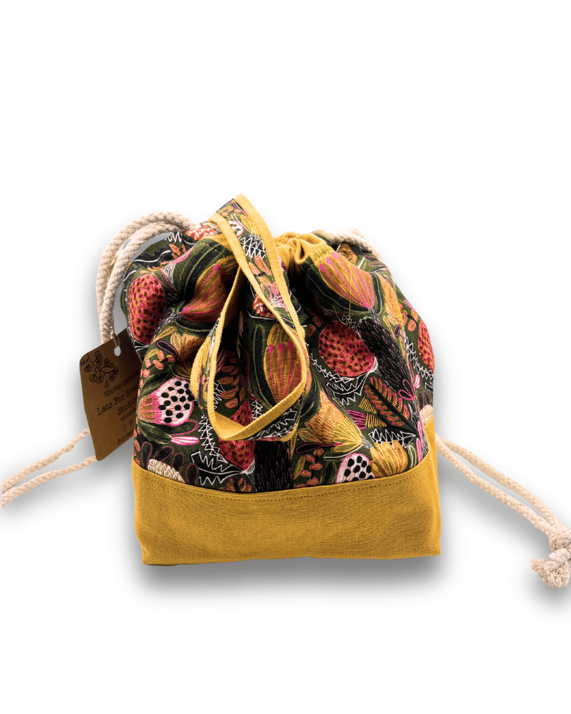 Fabric Project Bags – Durable Cotton Drill in Vibrant Prints for Knitting & Crochet