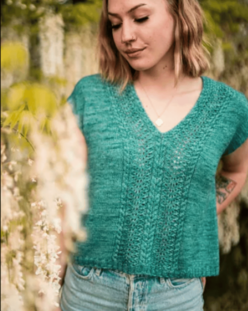 Soft Current Tee | Knitting Pattern | Wool & Pine