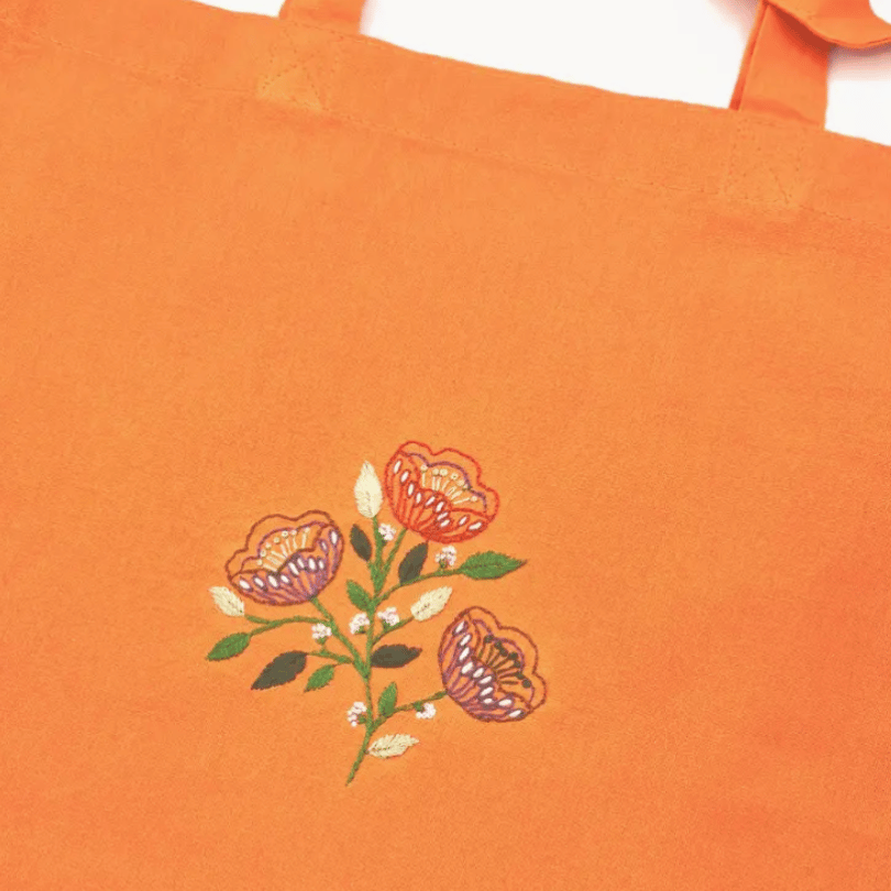 Stitching Kit - Stick & Stitch Embroidery Folk Flowers