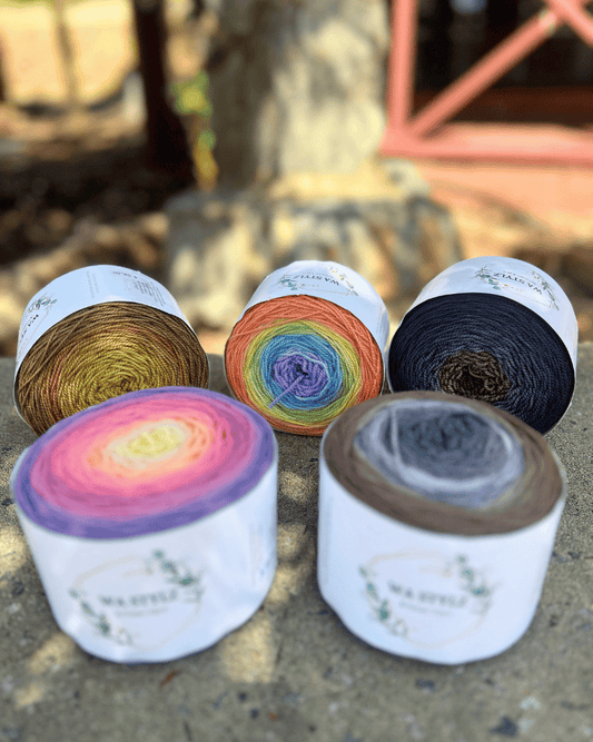 Gradient Sock – 150g High-Twist 4ply Yarn Cake, Hand Dyed in WA