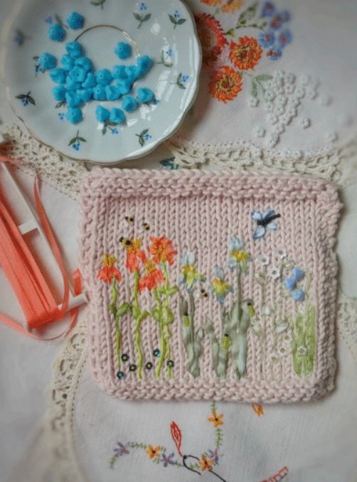 Sunday - Botanical knitting and Embroidery Workshop by Sue