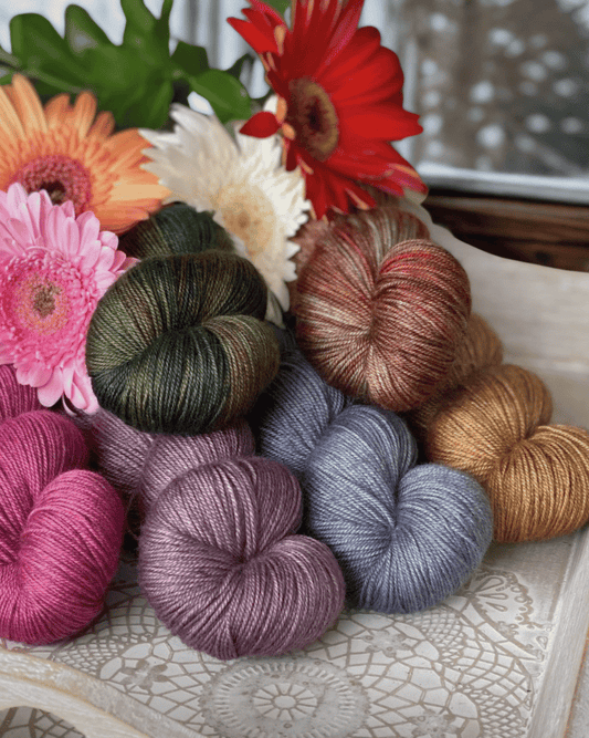 Natural Fibre Arts | Merino Silk Yak 4 Ply | 100g Skein