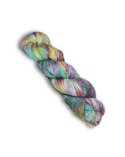 Merino Linen Silk Yarn – Luxury Fingering Weight Yarn for Knitting & Crochet