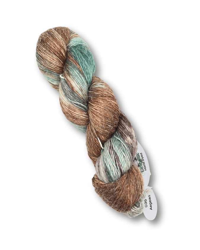 Merino Linen Silk Yarn – Luxury Fingering Weight Yarn for Knitting & Crochet