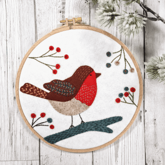 Robin Felted Embroidery Kit