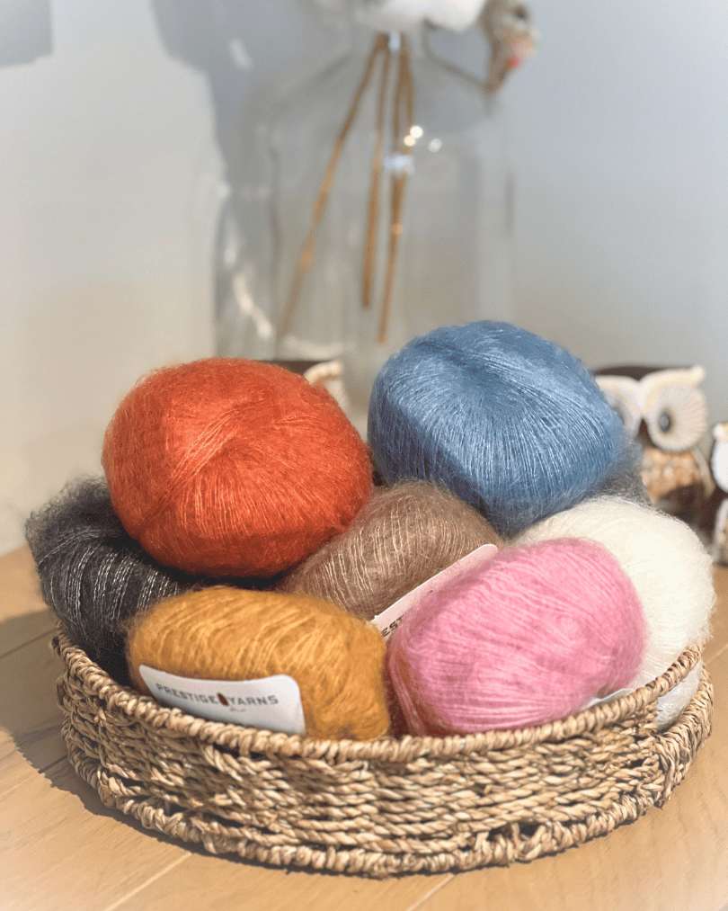 Moseta Mohair Silk 2 Ply | 25g Balls | Prestige Yarns