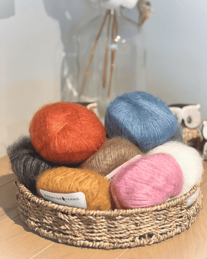 Moseta Mohair Silk 2 Ply | 25g Balls | Prestige Yarns