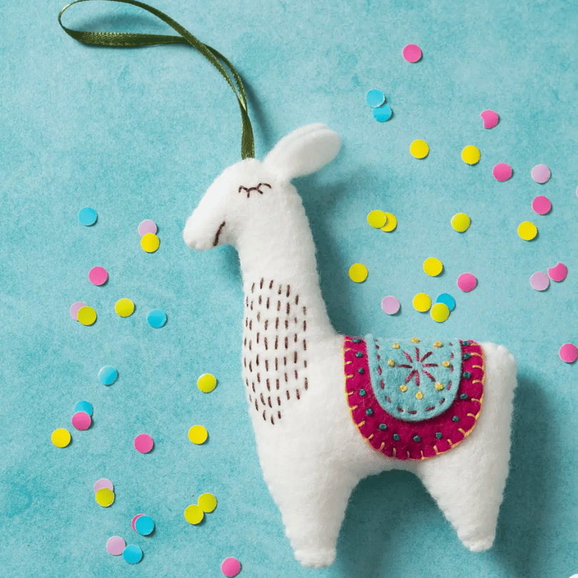 Stitching Kit - Llama Felt Mini Craft Kit