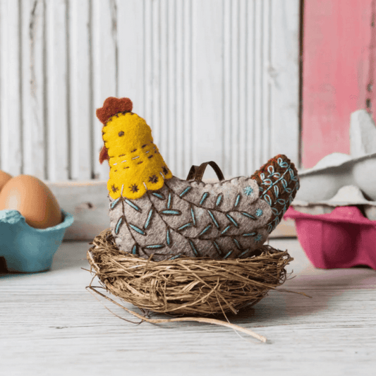 French Hen Felted Craft Kit