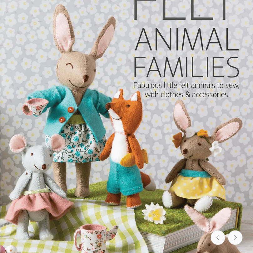 Stitching Kit - Felt Animal Families Book