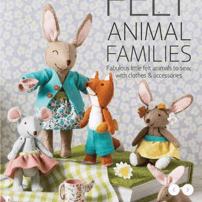 Stitching Kit - Felt Animal Families Book