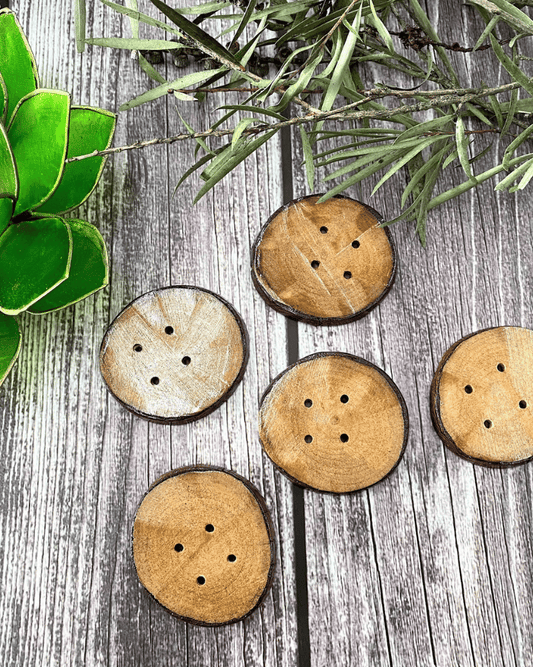 Wooden Buttons Handcrafted