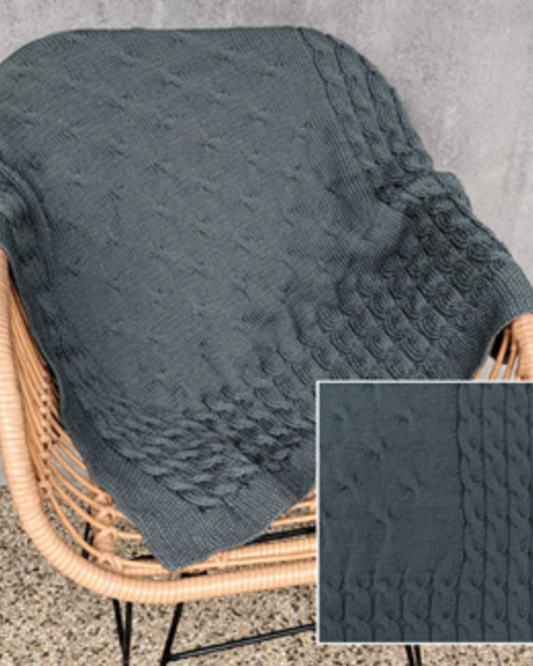 Adsley Blanket | Knitting Pattern | Tex Yarns