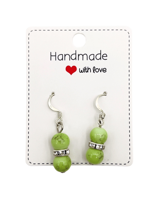 Stone Yarn Skein Silver Earrings | Various