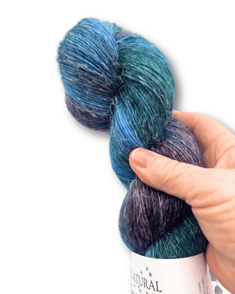 Merino Linen Silk Yarn – Luxury Fingering Weight Yarn for Knitting & Crochet