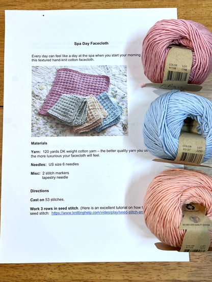 Washcloth Kit