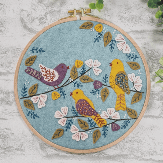 Dawn Chorus Applique Hoop Kit